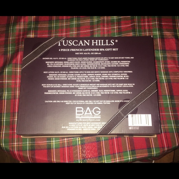 Lavender French vanilla bathset extras 7pieces NWT - Picture 3 of 7